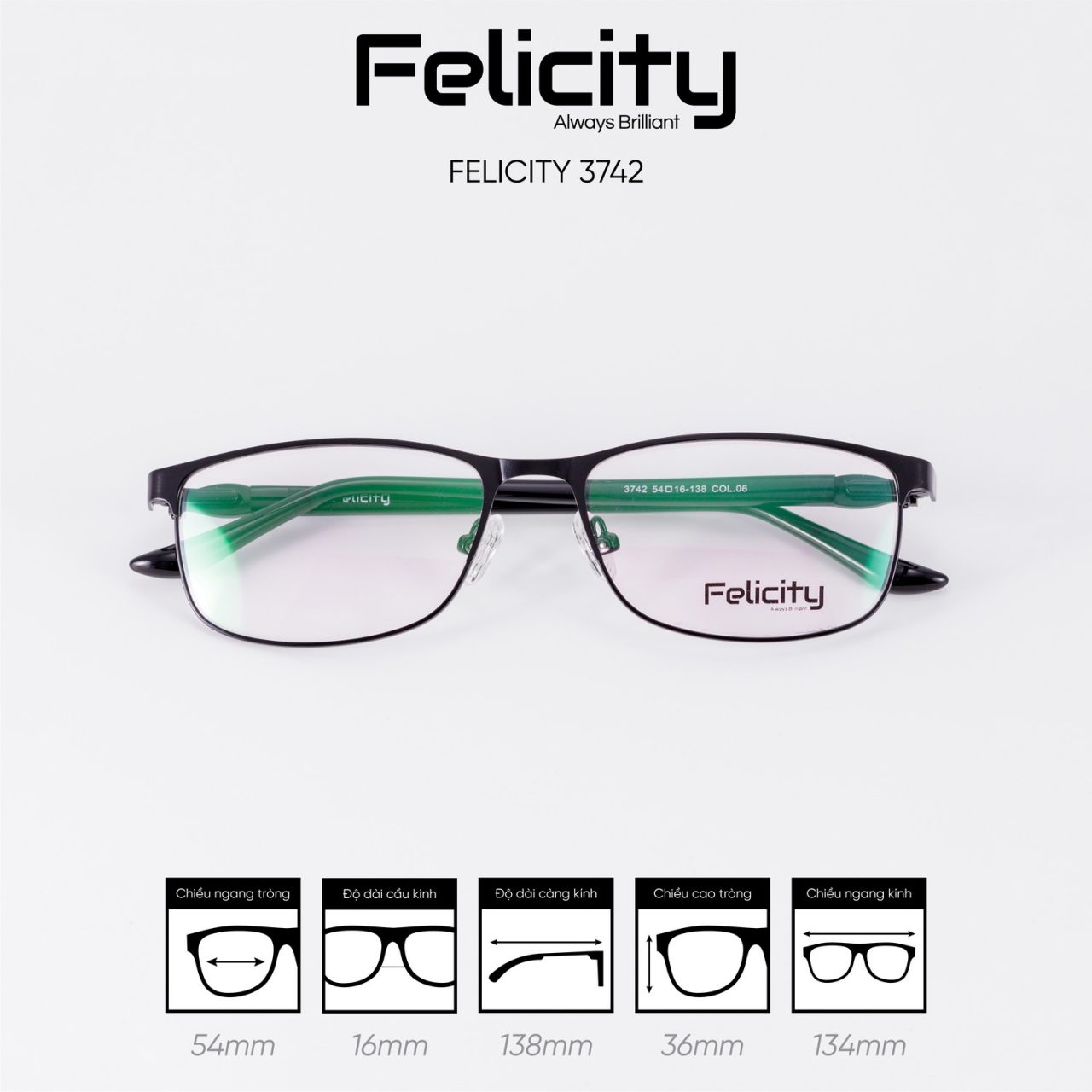 Gọng kính FELICITY 3742 - Ảnh 7
