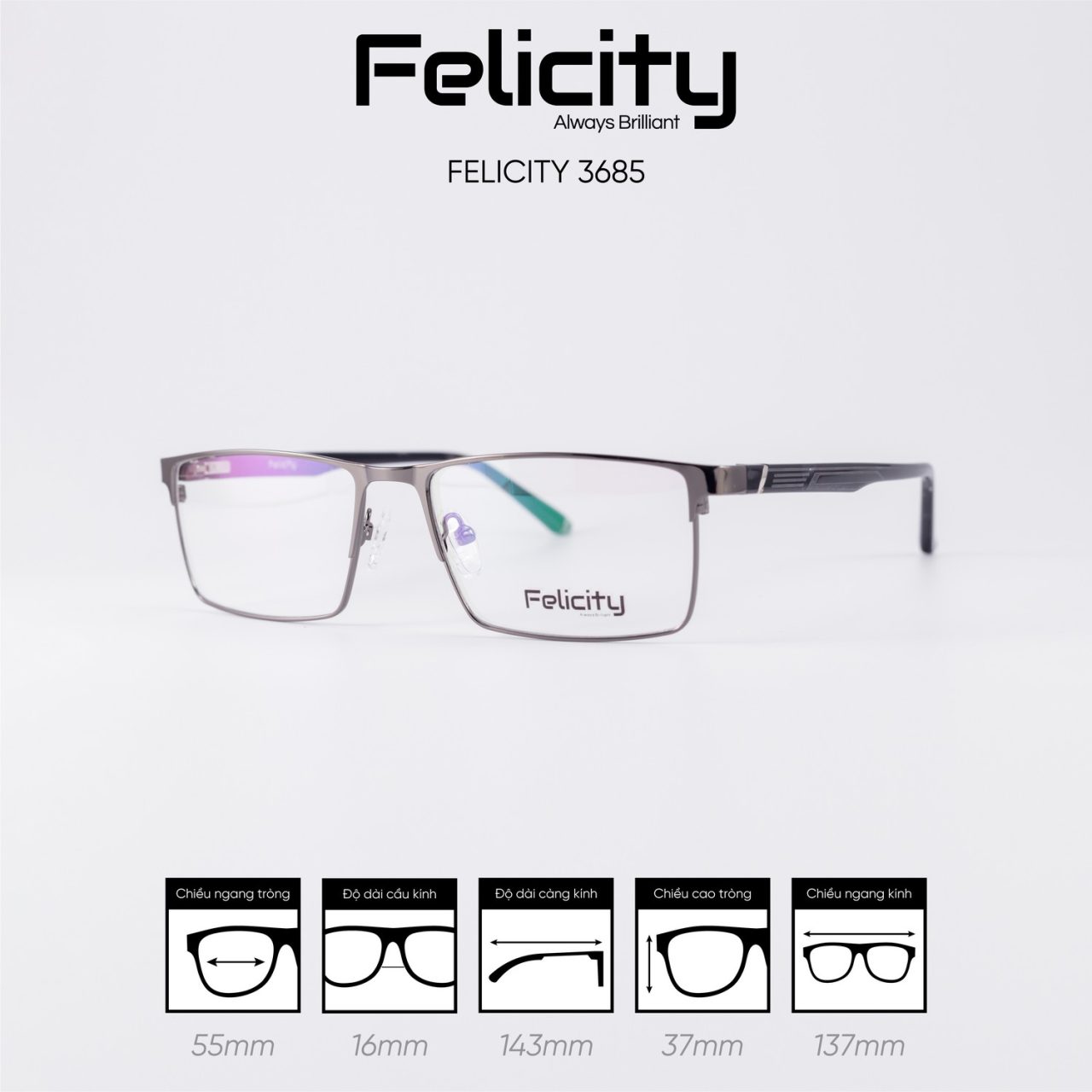 Gọng kính FELICITY 3685 - Ảnh 7