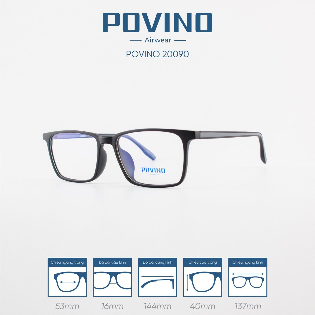 Gọng kính POVINO PO20090 - Ảnh 5