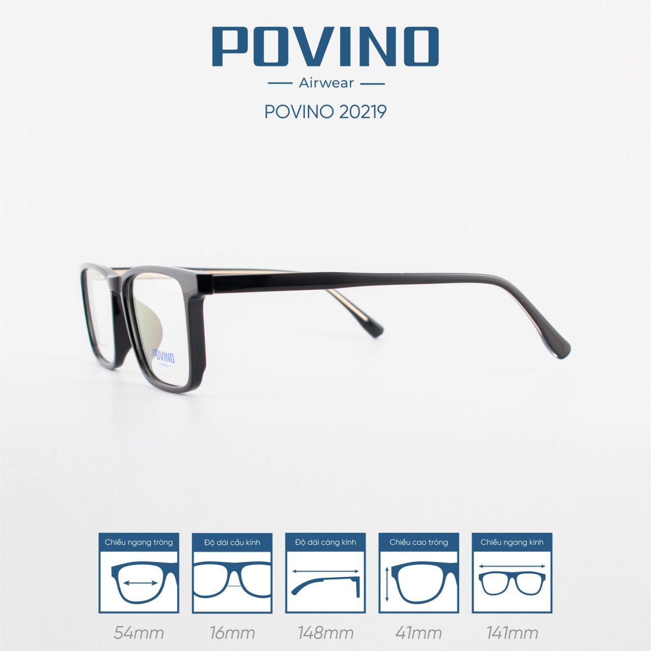 Gọng kính POVINO PO20219 - Ảnh 7