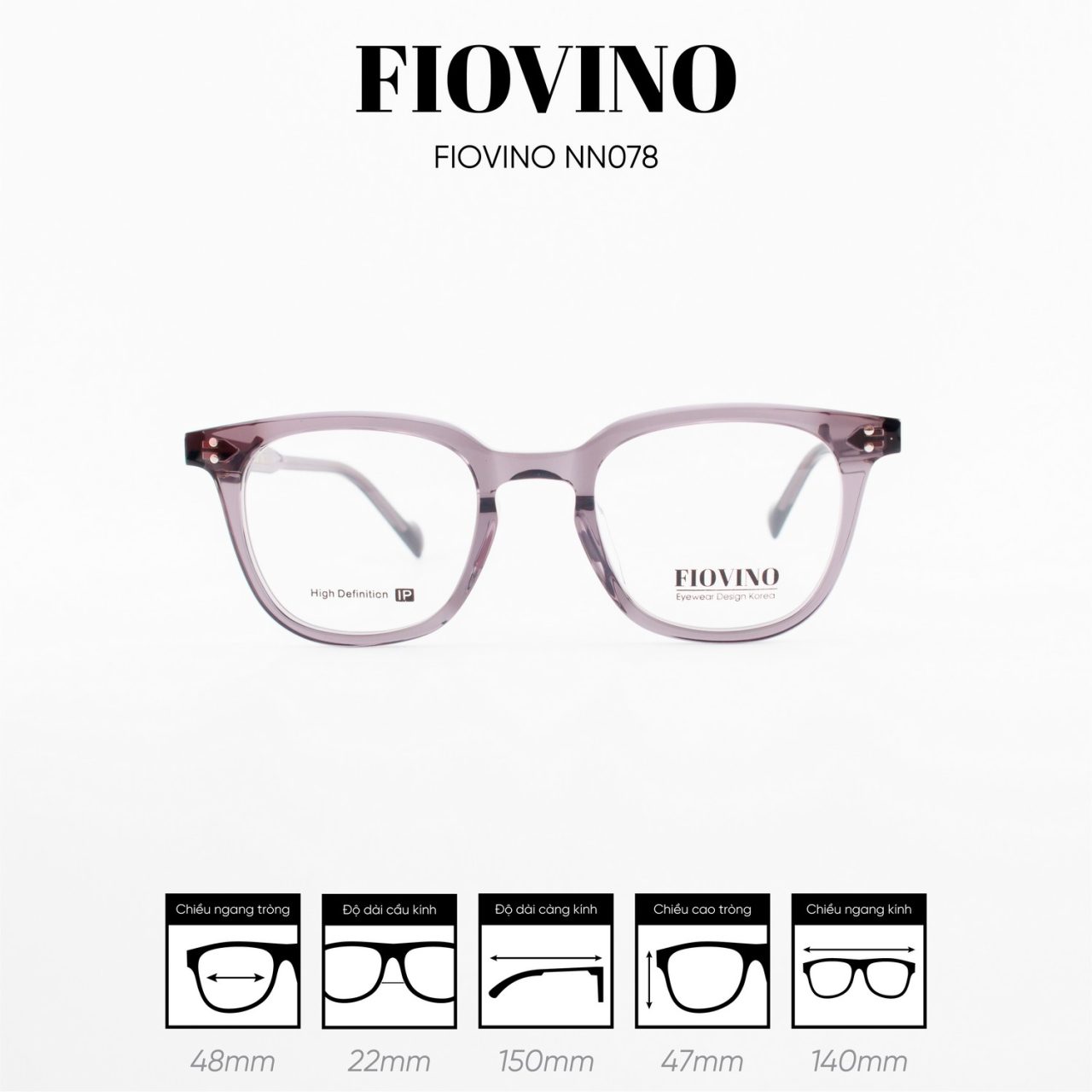 Gọng kính FIOVINO NN078 - Ảnh 1