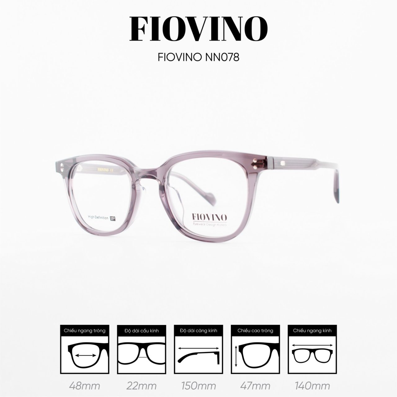 Gọng kính FIOVINO NN078 - Ảnh 3