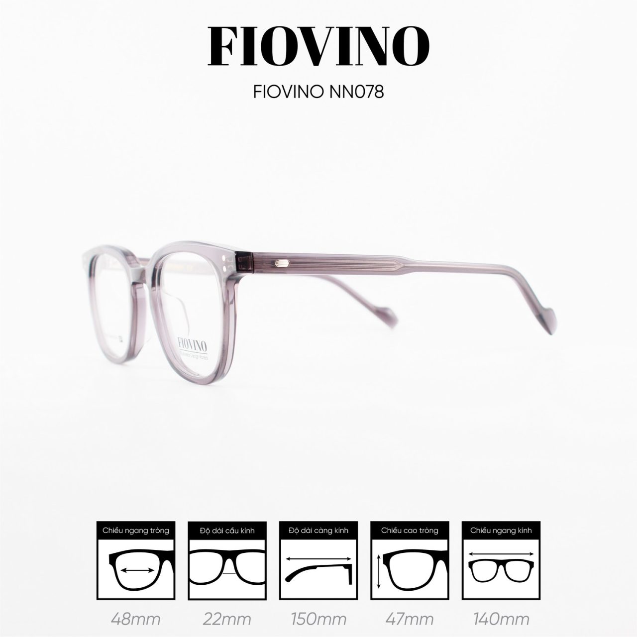 Gọng kính FIOVINO NN078 - Ảnh 7