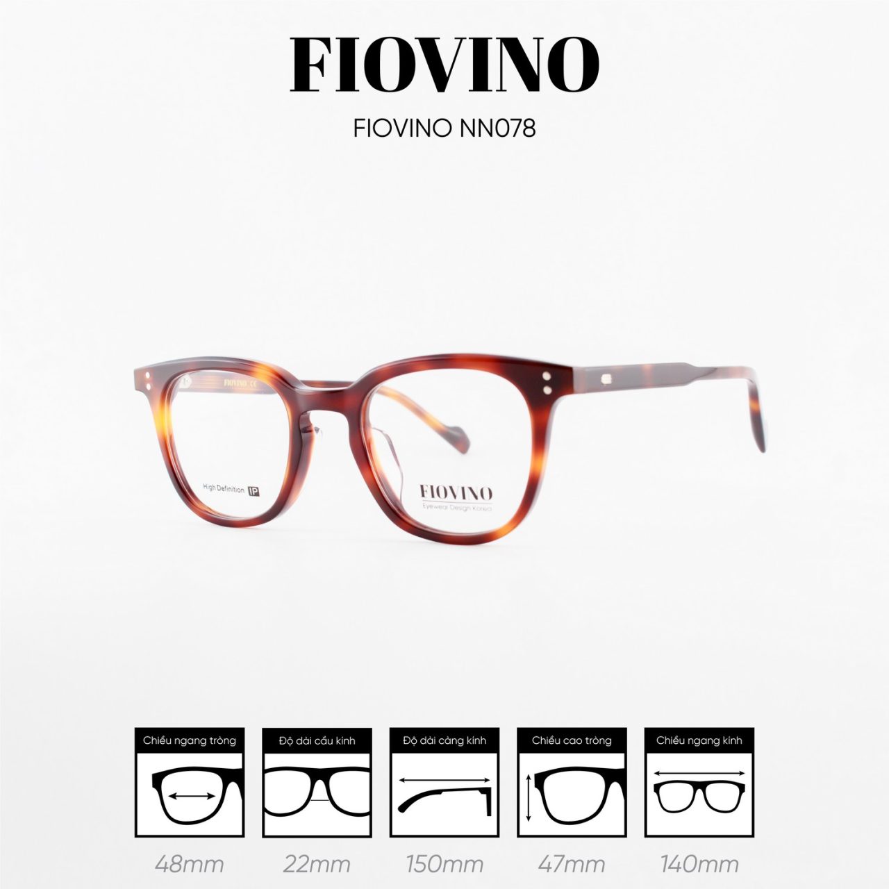 Gọng kính FIOVINO NN078 - Ảnh 4