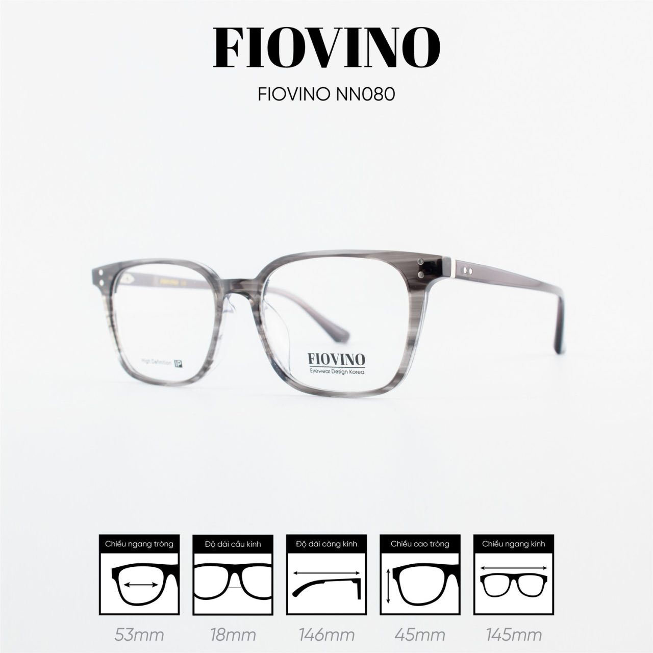 Gọng kính FIOVINO NN080 - Ảnh 4