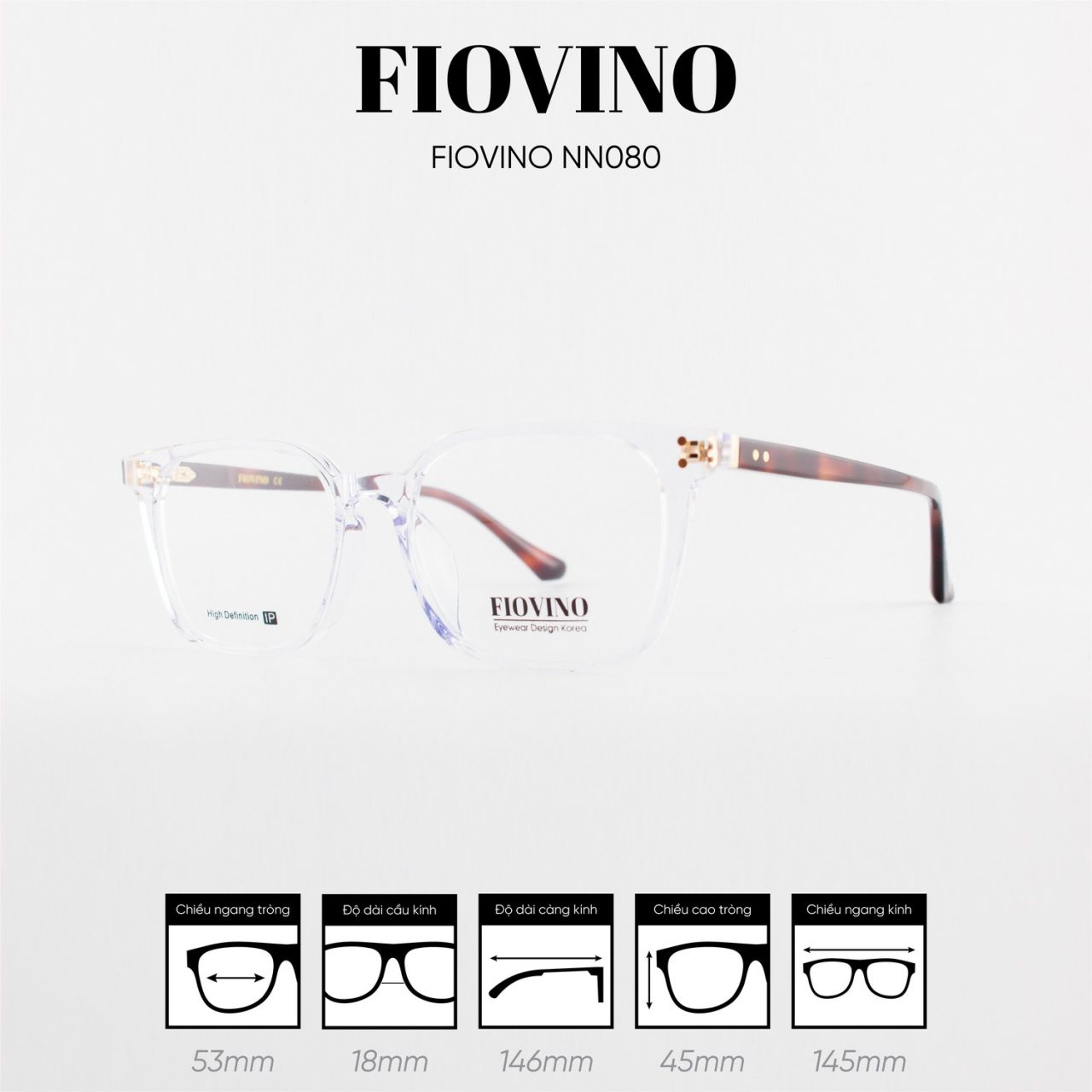 Gọng kính FIOVINO NN080 - Ảnh 3