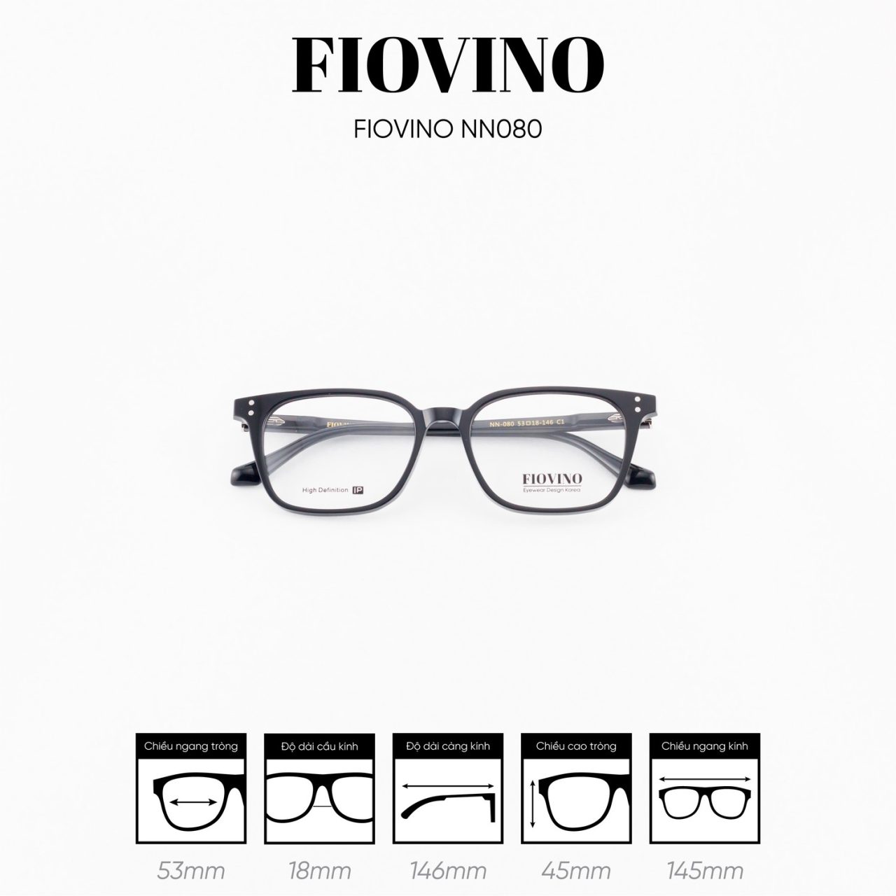 Gọng kính FIOVINO NN080 - Ảnh 6