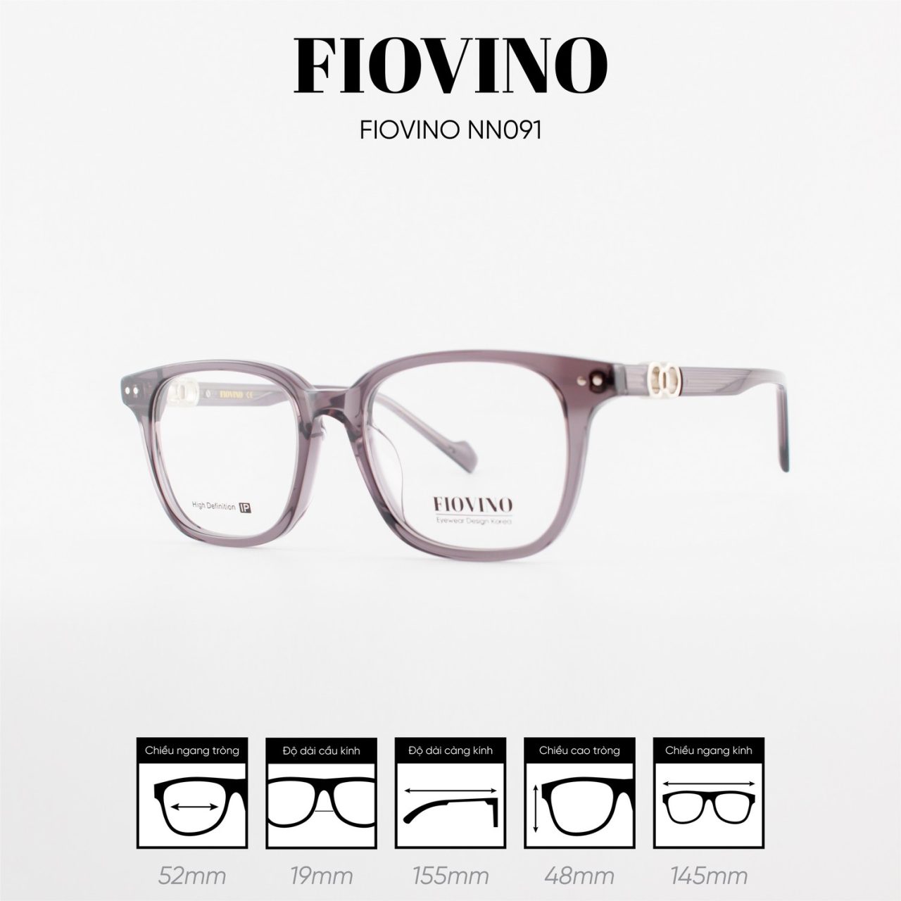 Gọng kính FIOVINO NN091 - Ảnh 5