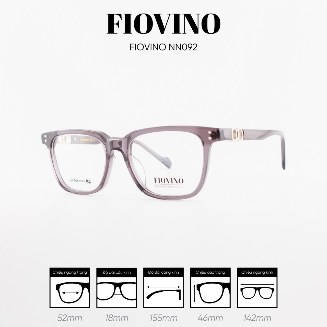 Gọng kính FIOVINO NN092 - Ảnh 5