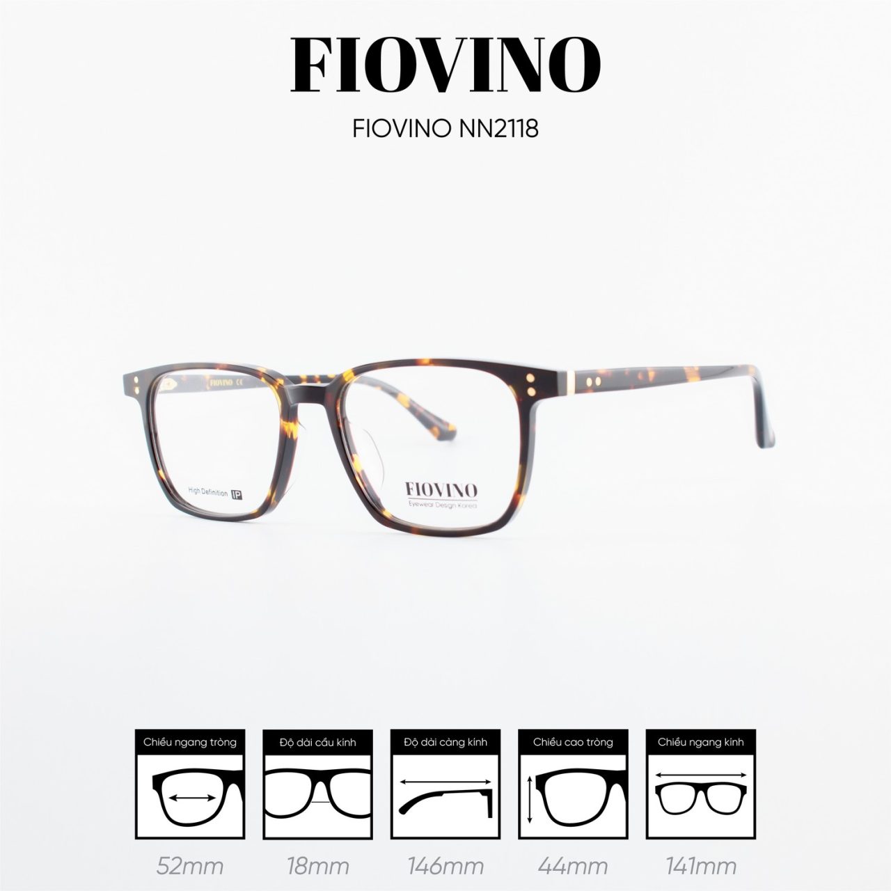 Gọng kính FIOVINO NN2118 - Ảnh 3