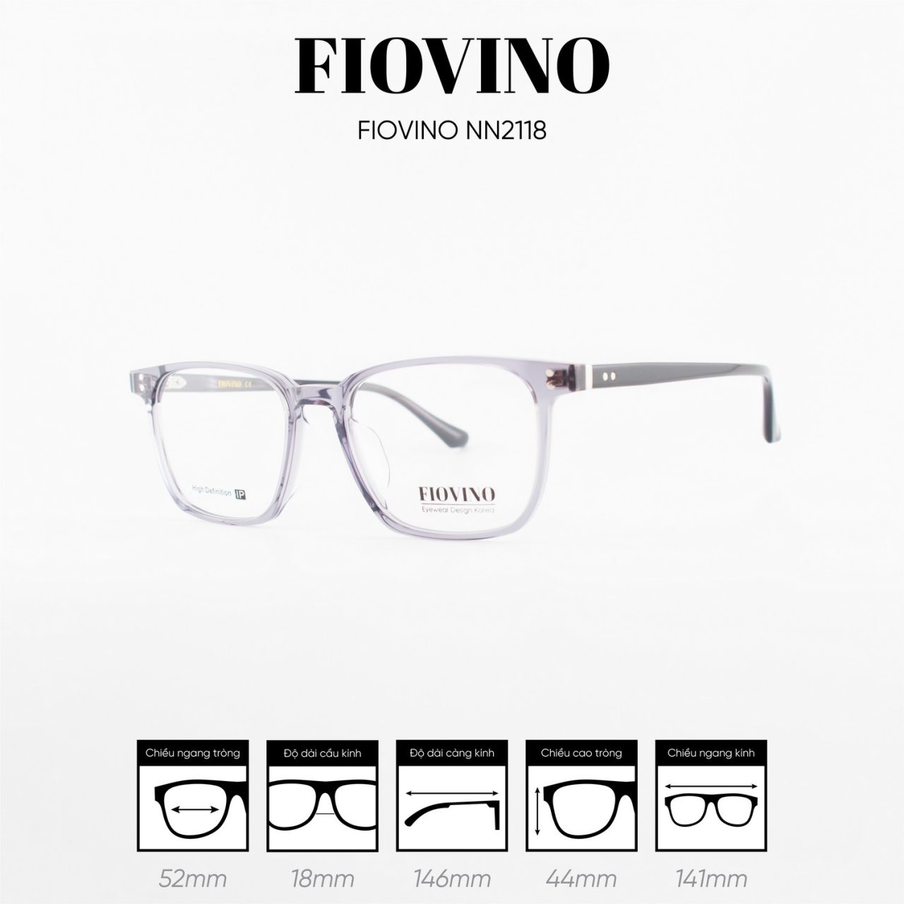Gọng kính FIOVINO NN2118 - Ảnh 4