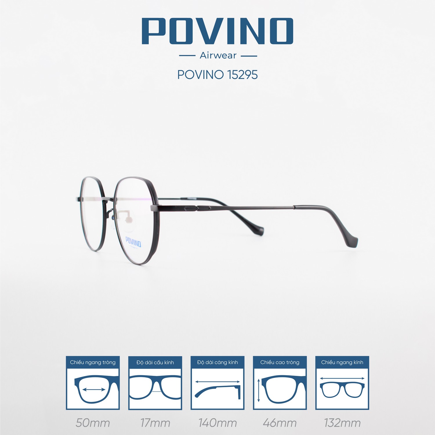 Gọng kính POVINO PO15295 - Ảnh 7
