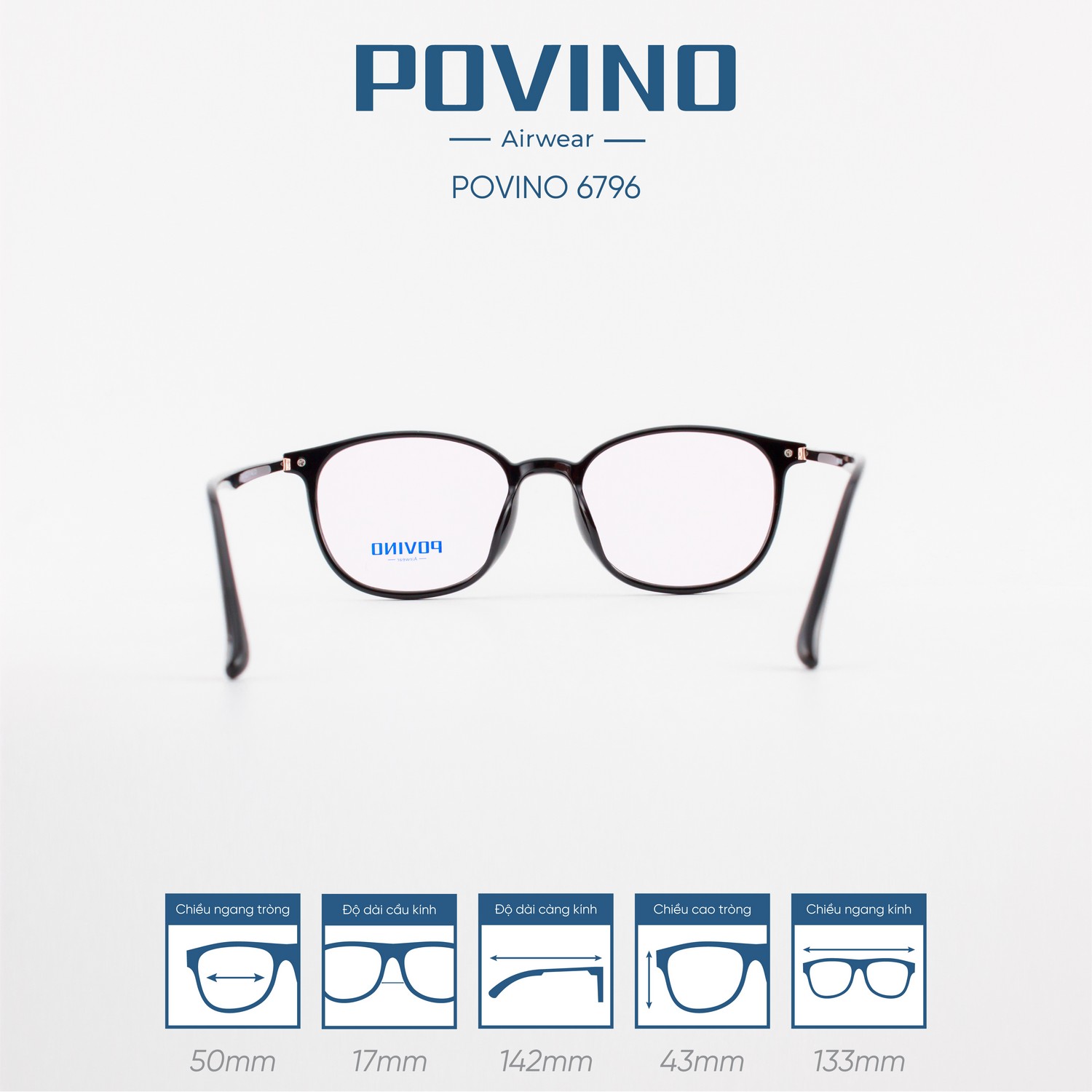 Gọng kính POVINO PO6796 - Ảnh 5