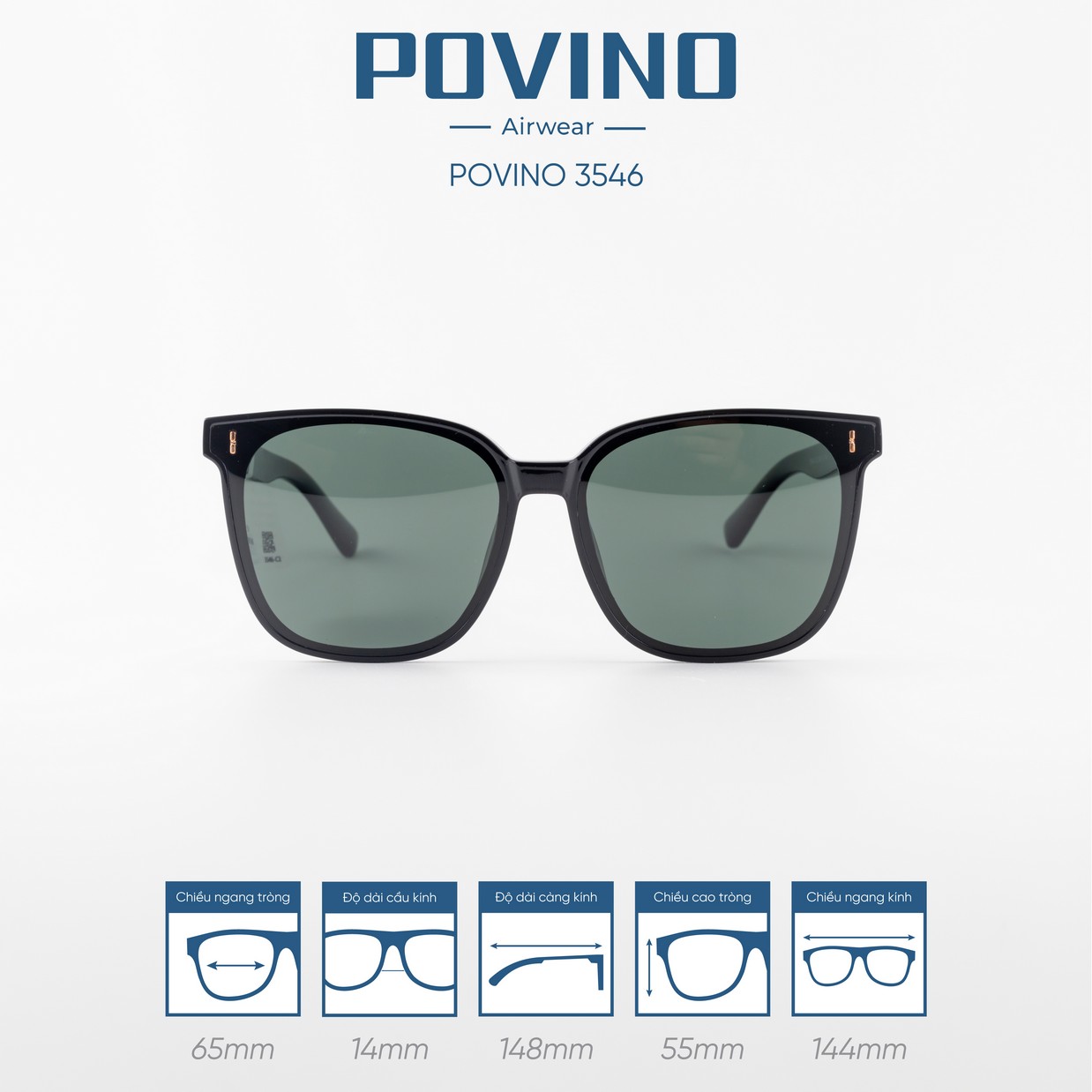 Kính Mát POVINO 3546