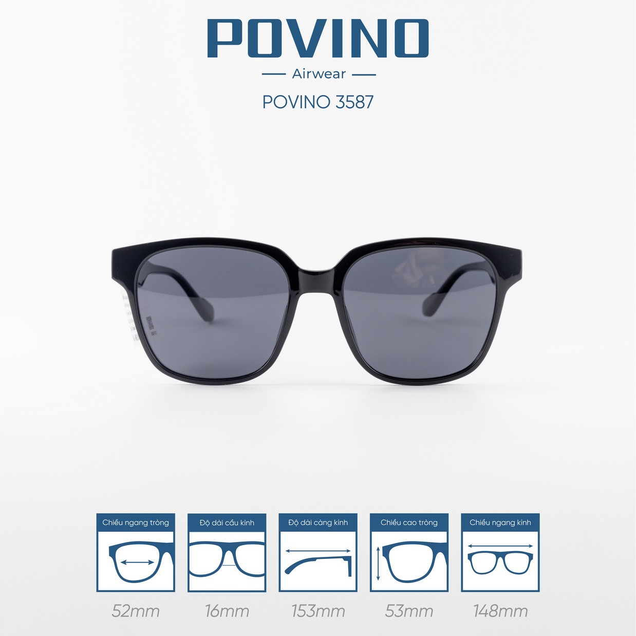 Kính Mát POVINO 3587 - Ảnh 1