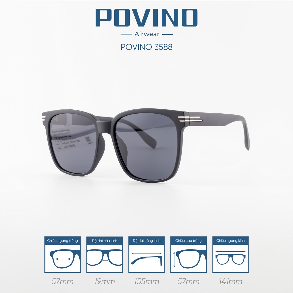 Kính Mát POVINO 3588 - Ảnh 4