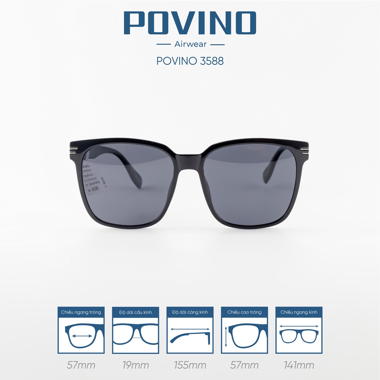 Kính Mát POVINO 3588 - Ảnh 1