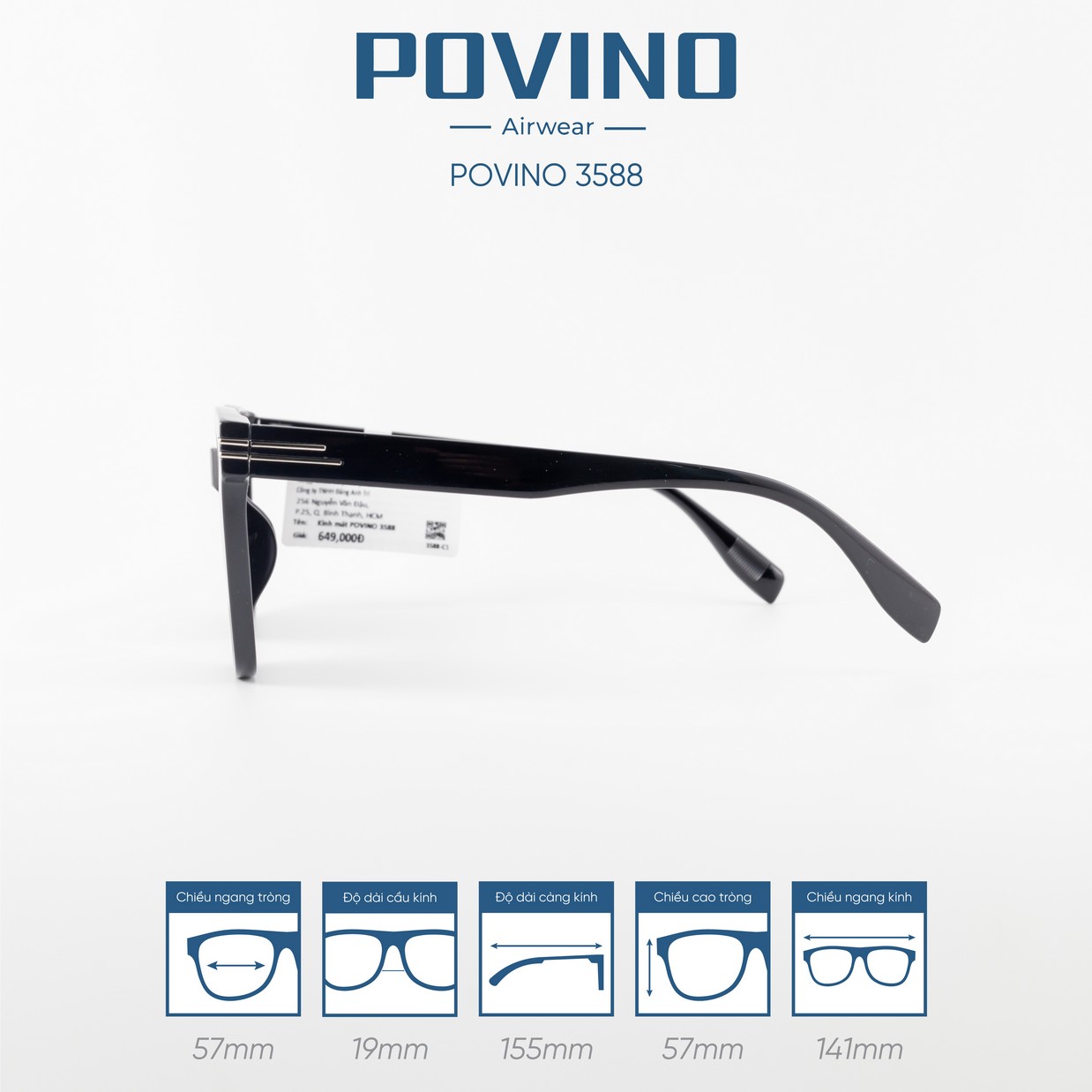Kính Mát POVINO 3588 - Ảnh 7