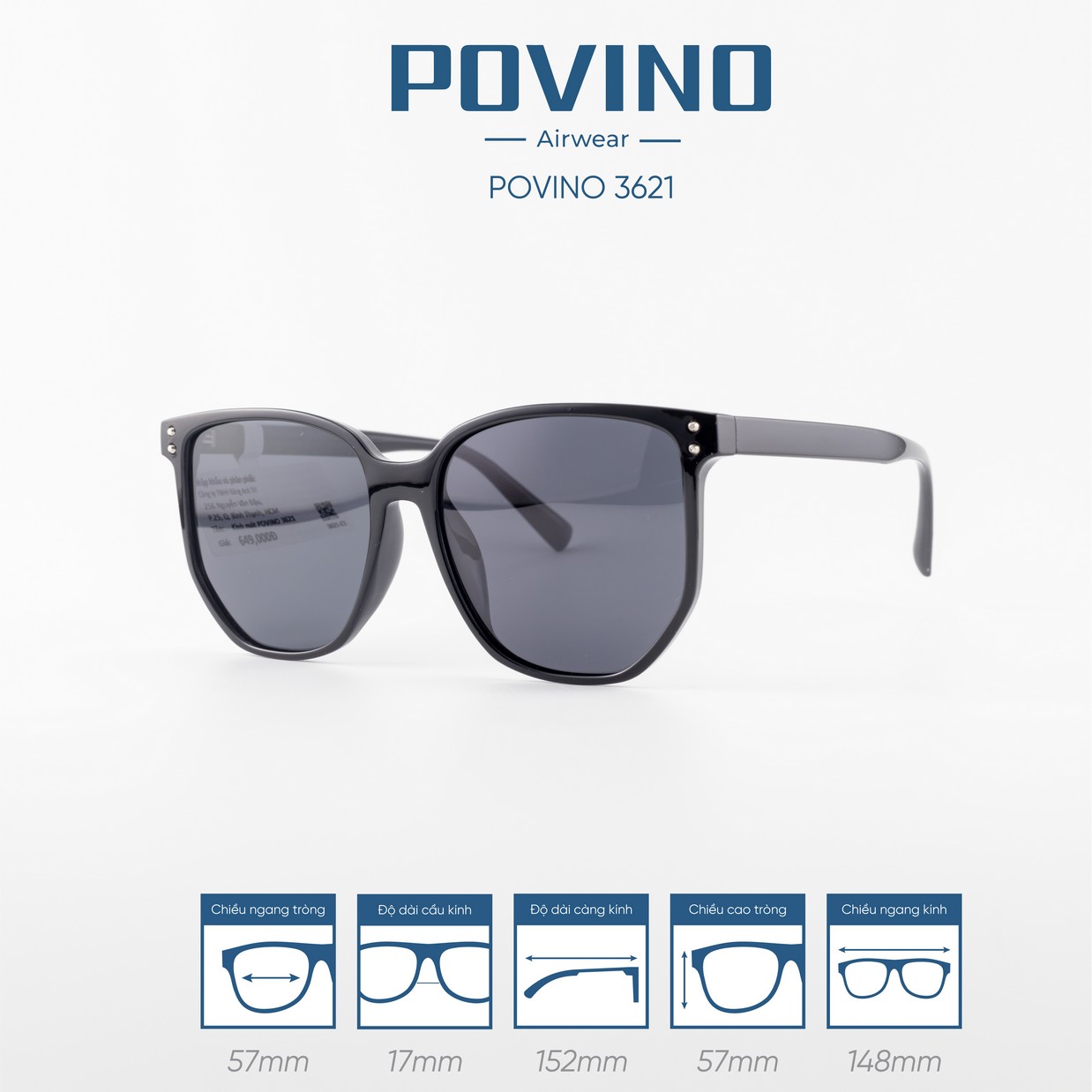 Kính Mát POVINO 3621 - Ảnh 3