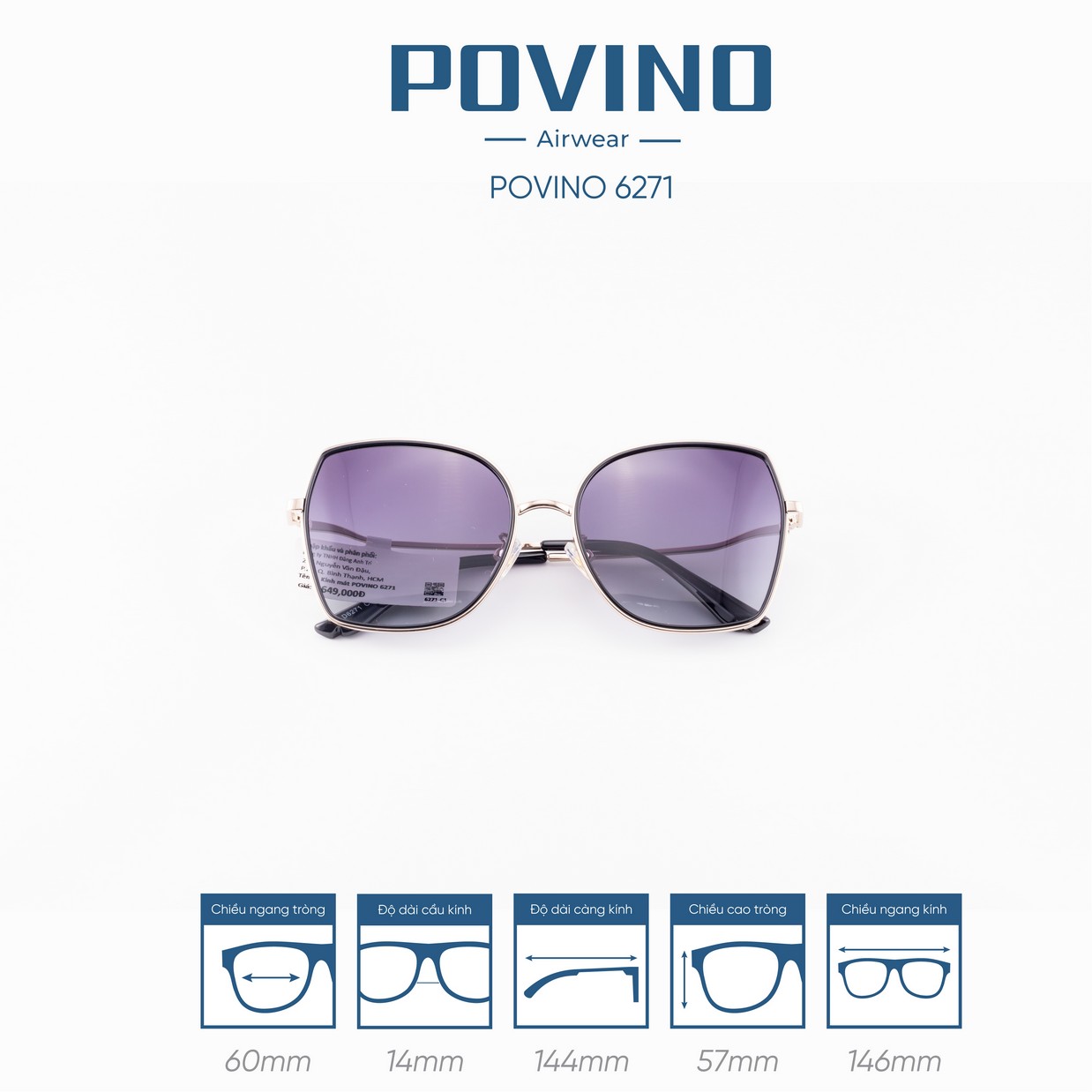 Kính Mát POVINO 6271 - Ảnh 5