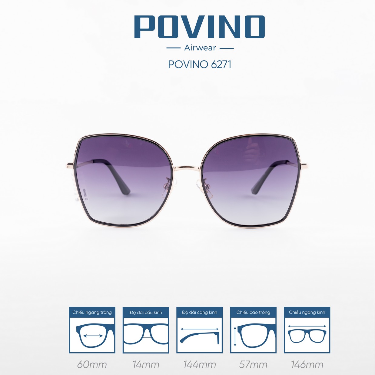 Kính Mát POVINO 6271 - Ảnh 1