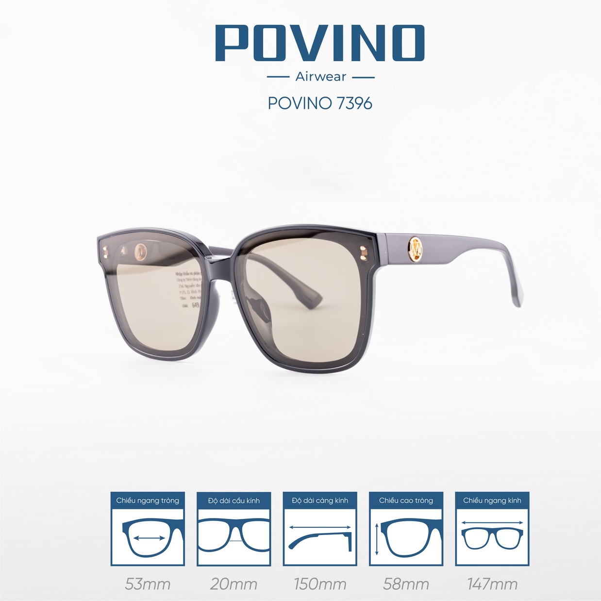 Kính Mát POVINO 7396 - Ảnh 6