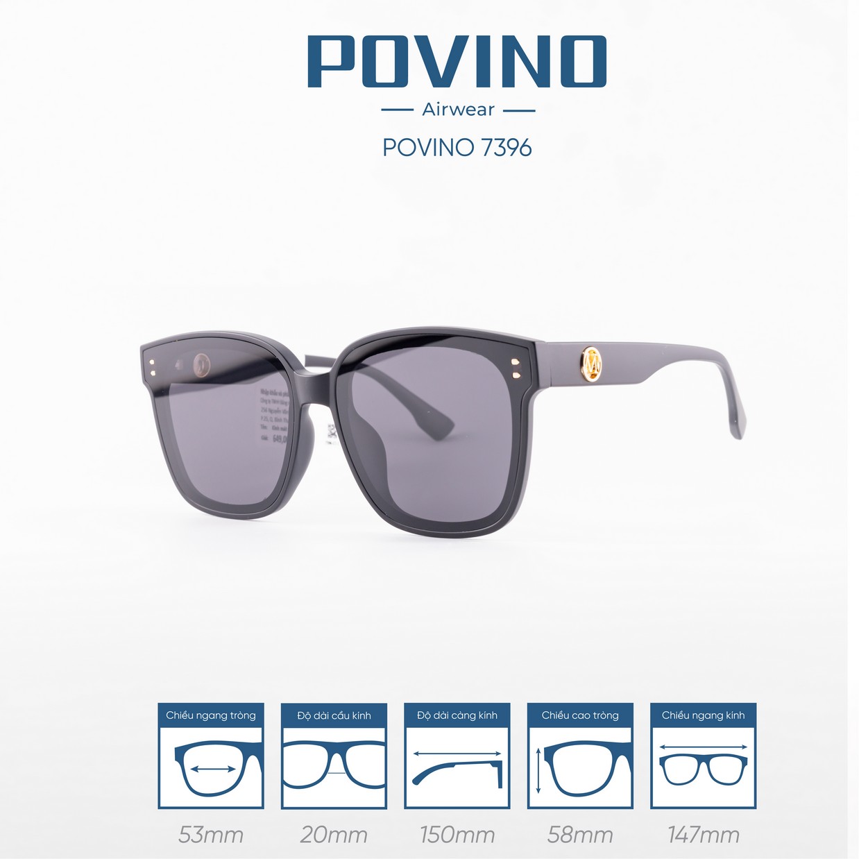 Kính Mát POVINO 7396 - Ảnh 5