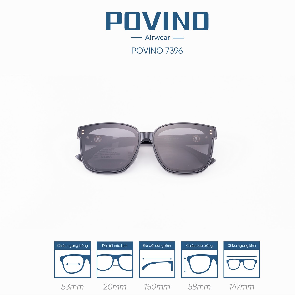 Kính Mát POVINO 7396 - Ảnh 3