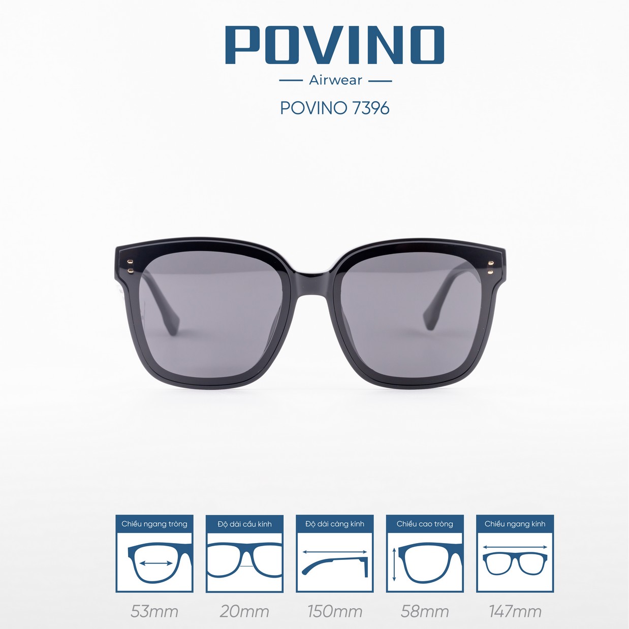 Kính Mát POVINO 7396 - Ảnh 1