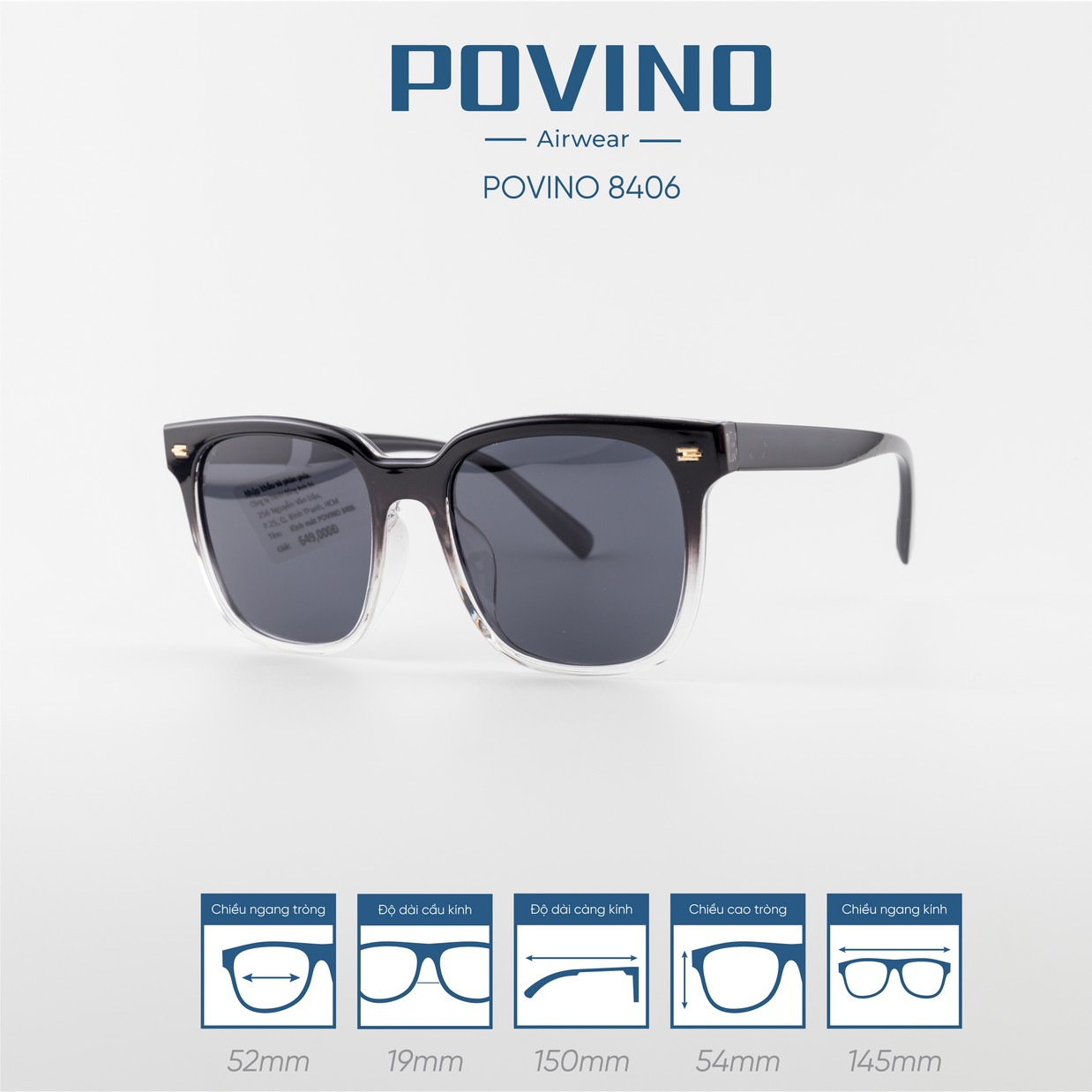 Kính Mát POVINO 8406 - Ảnh 5