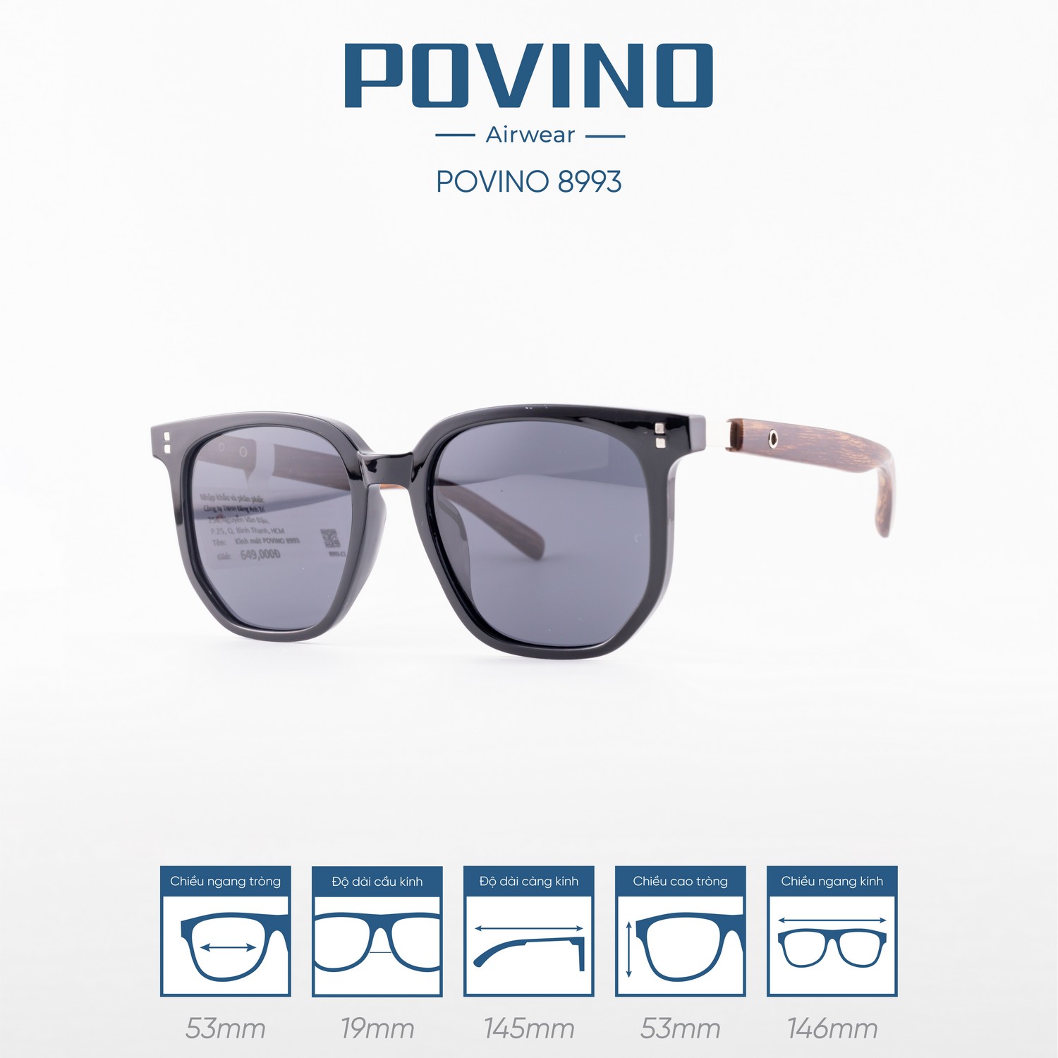 Kính Mát POVINO 8993 - Ảnh 7
