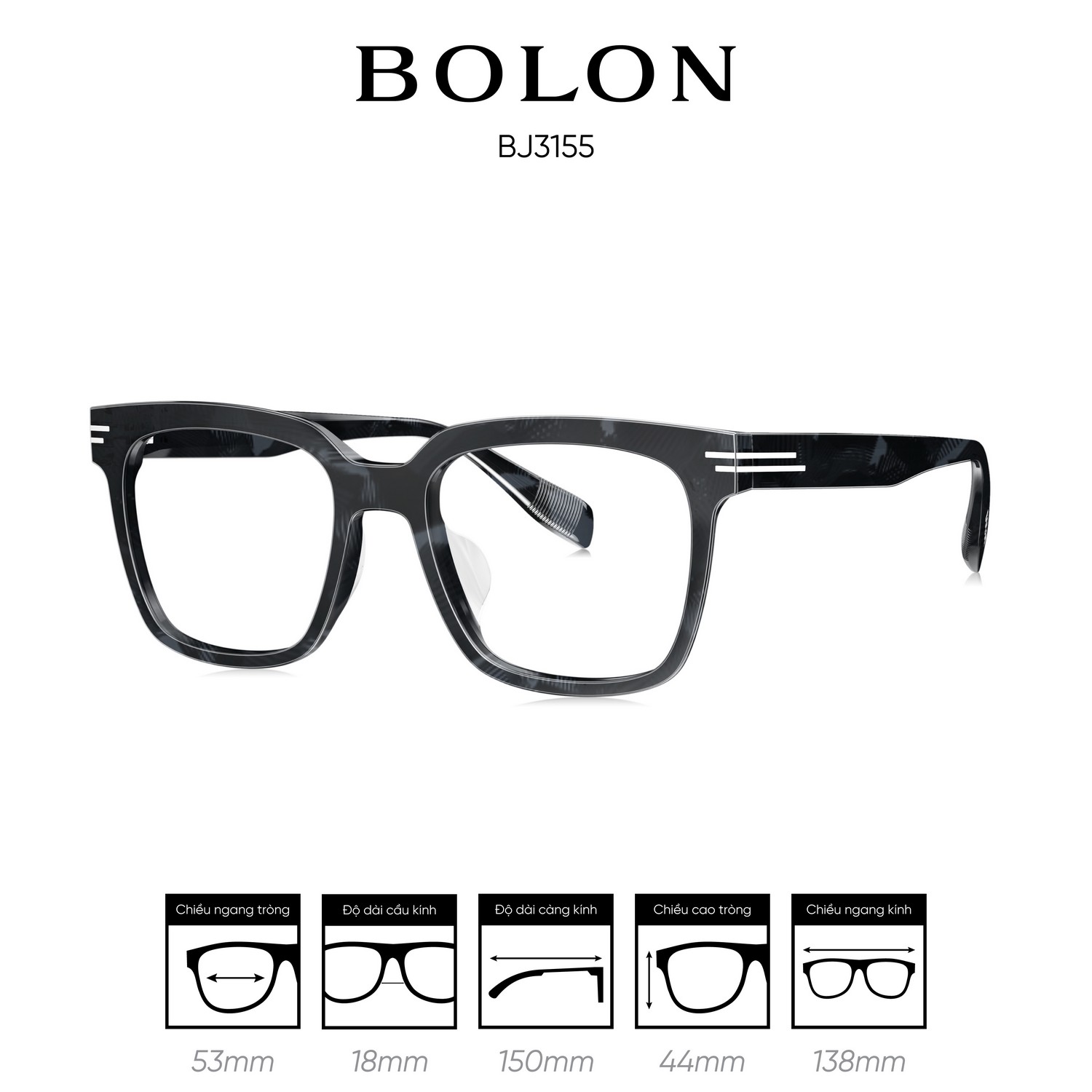 Gọng kính BOLON BJ3155 - Ảnh 3