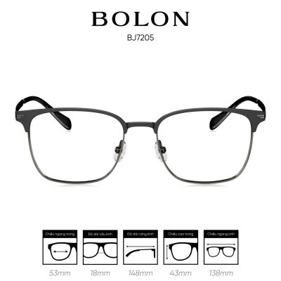 Gọng kính BOLON BJ7205 màu đen