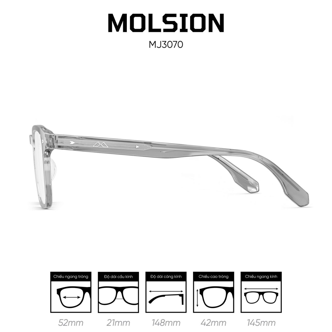 Gọng kính MOLSION MJ3070 - Ảnh 5