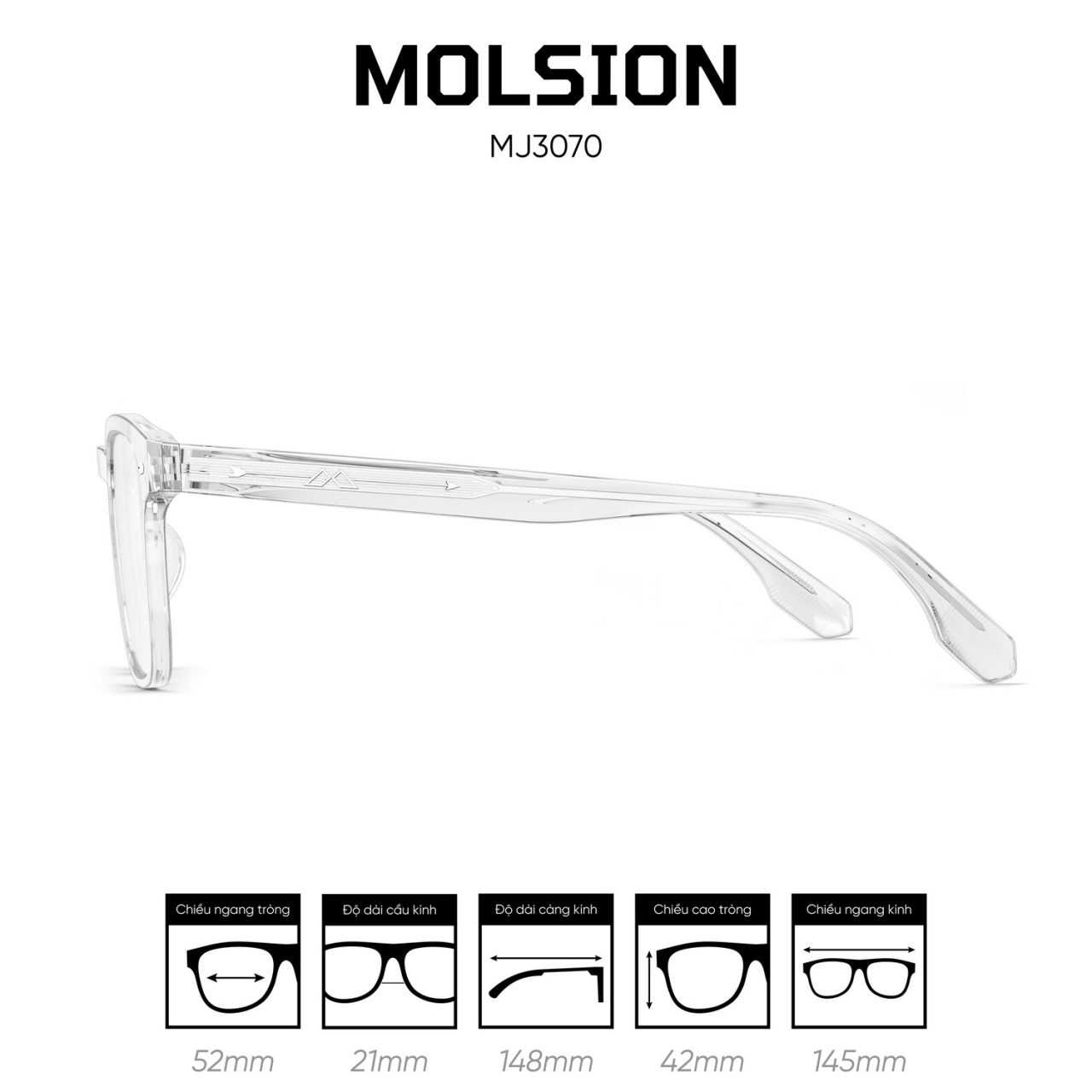 Gọng kính MOLSION MJ3070 - Ảnh 7