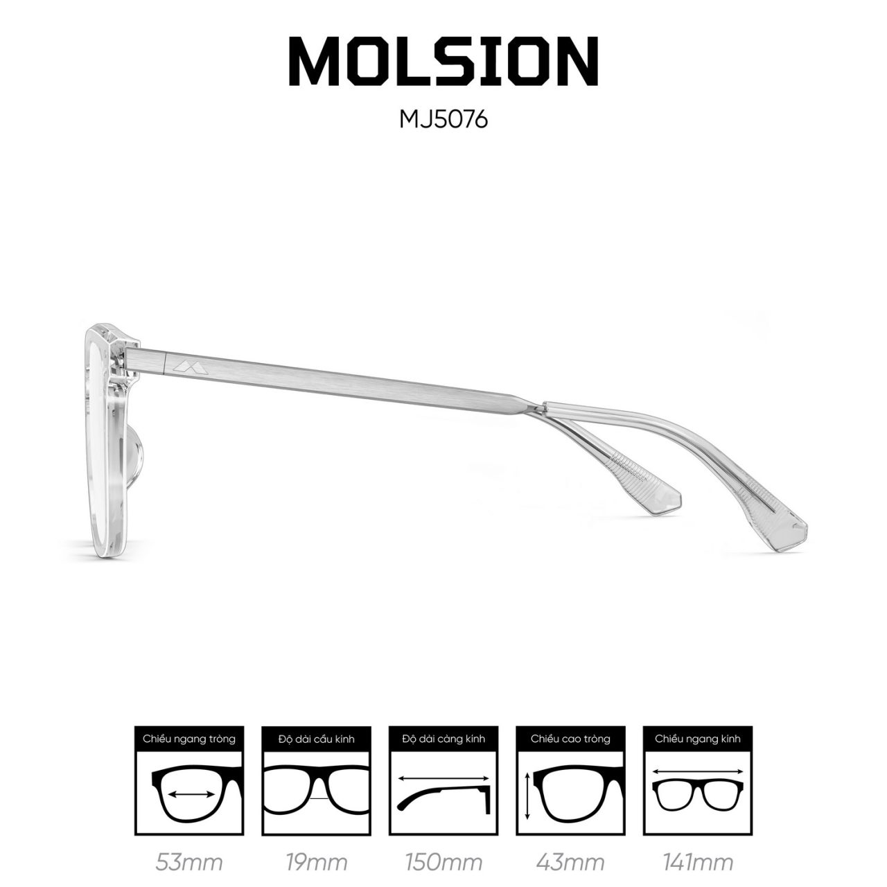 Gọng kính MOLSION MJ5076 - Ảnh 9