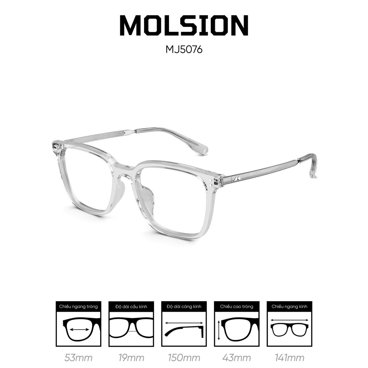 Gọng kính MOLSION MJ5076 - Ảnh 8