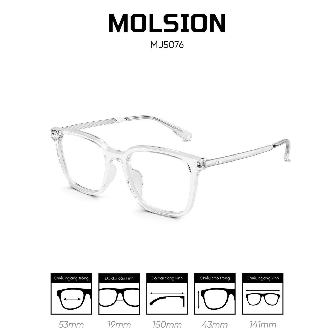 Gọng kính MOLSION MJ5076 - Ảnh 5