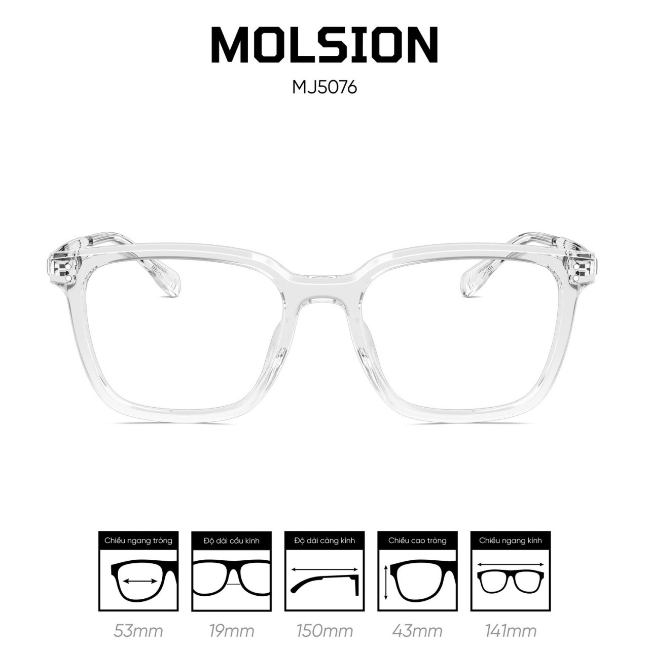 Gọng kính MOLSION MJ5076 - Ảnh 7