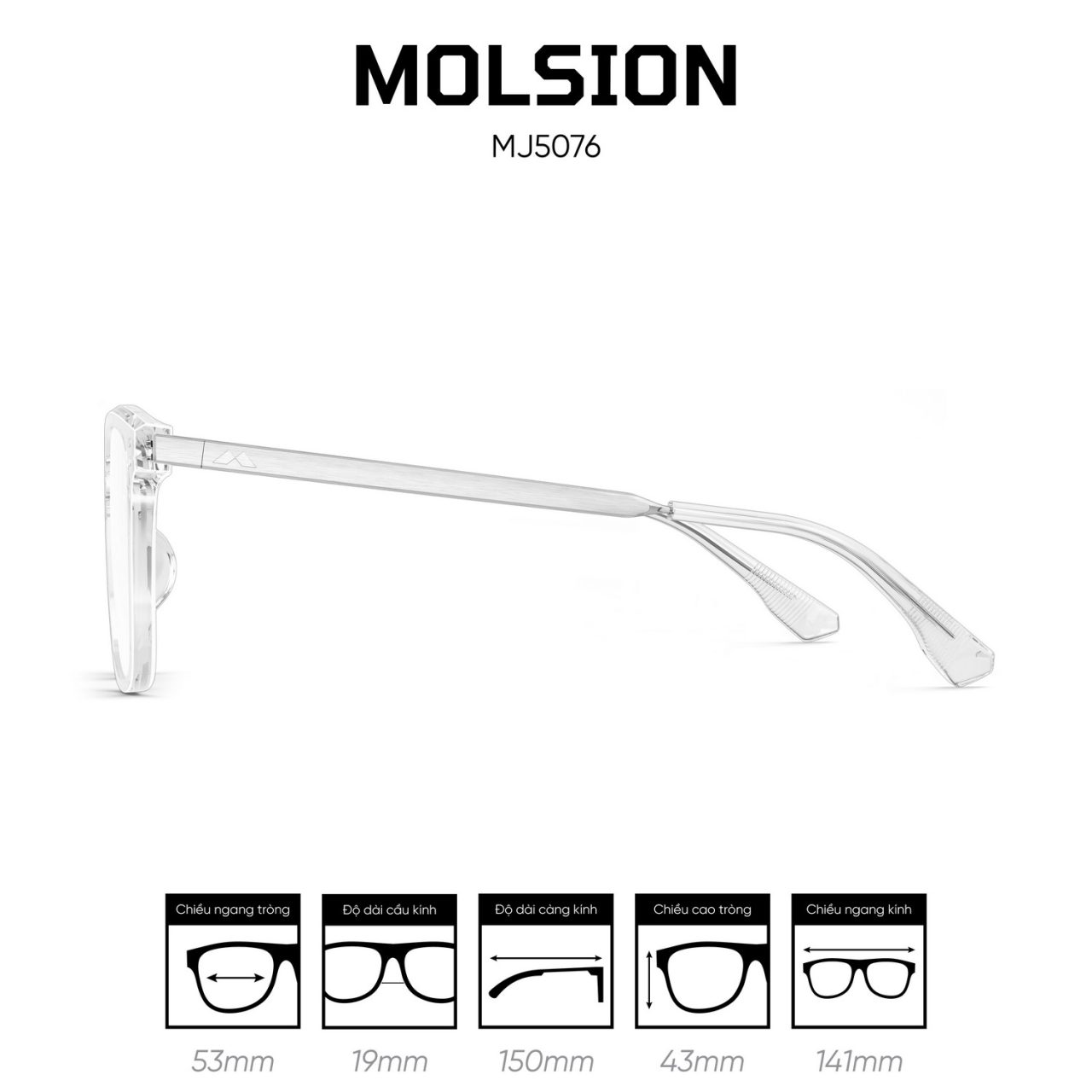 Gọng kính MOLSION MJ5076 - Ảnh 6