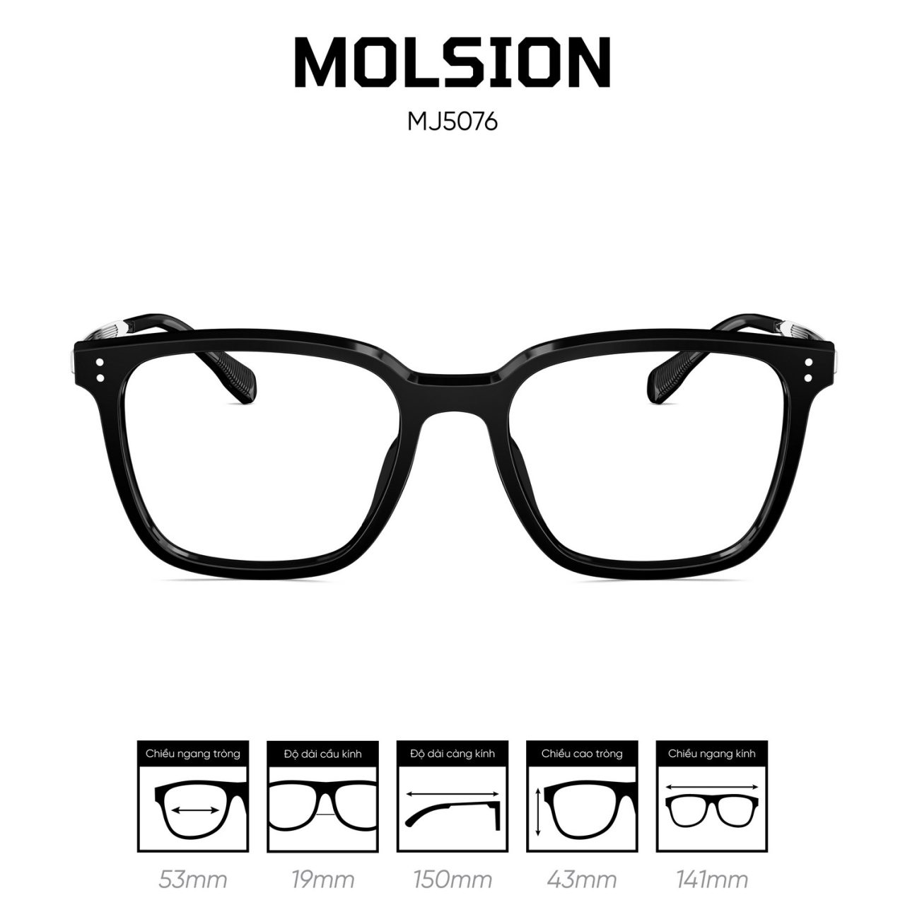 Gọng kính MOLSION MJ5076 - Ảnh 1
