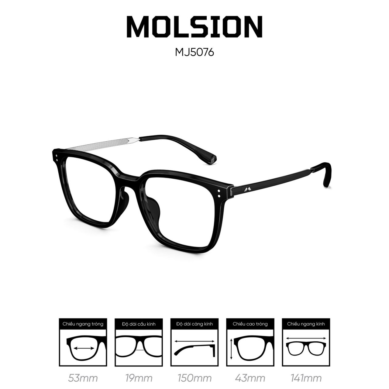 Gọng kính MOLSION MJ5076 - Ảnh 2