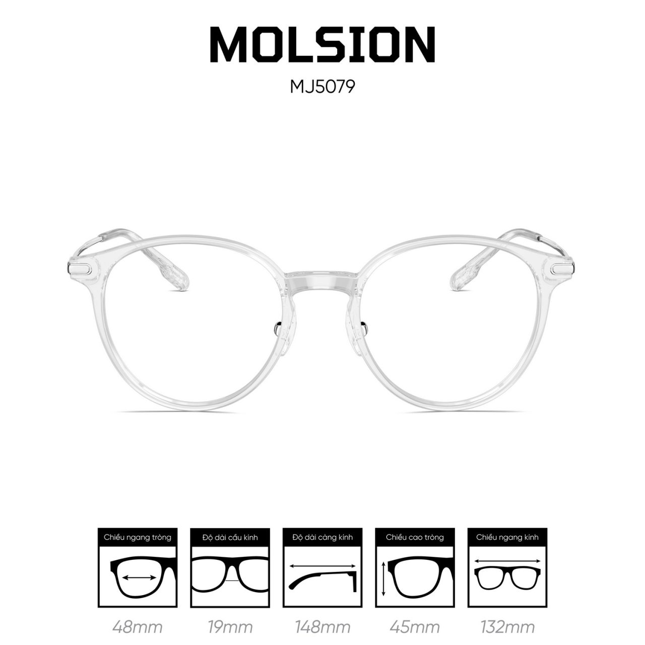 Gọng kính MOLSION MJ5079 - Ảnh 8