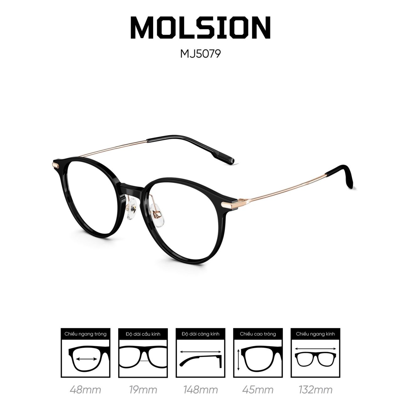 Gọng kính MOLSION MJ5079 - Ảnh 3