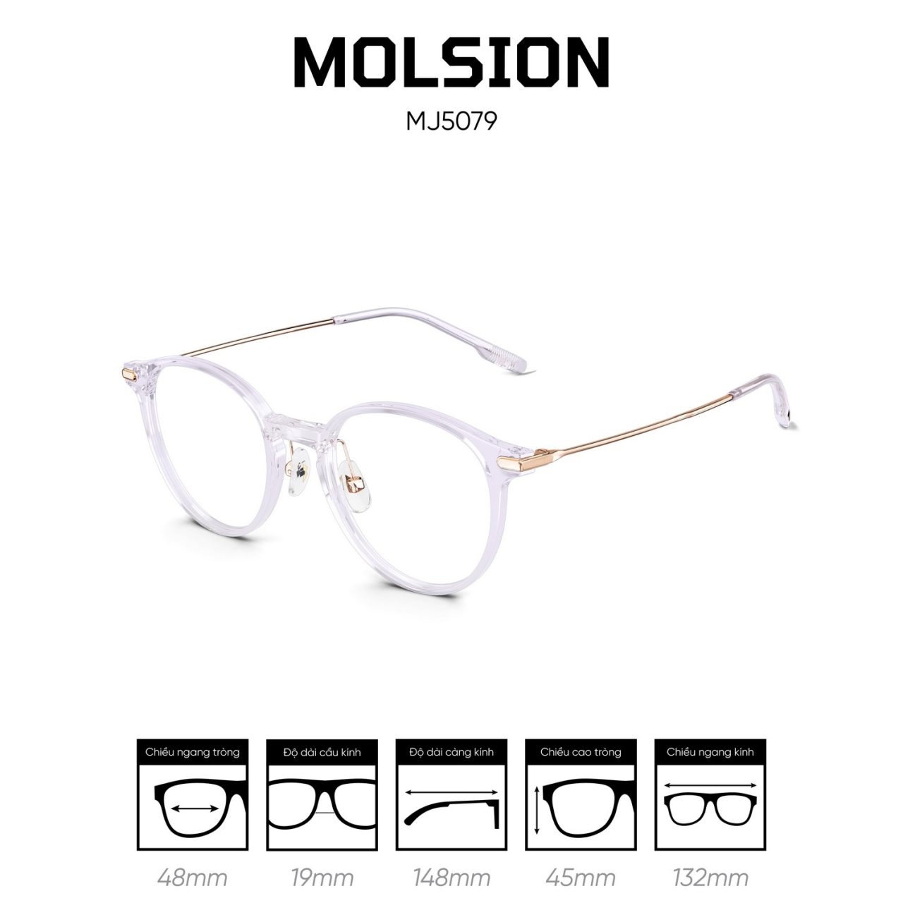 Gọng kính MOLSION MJ5079 - Ảnh 7