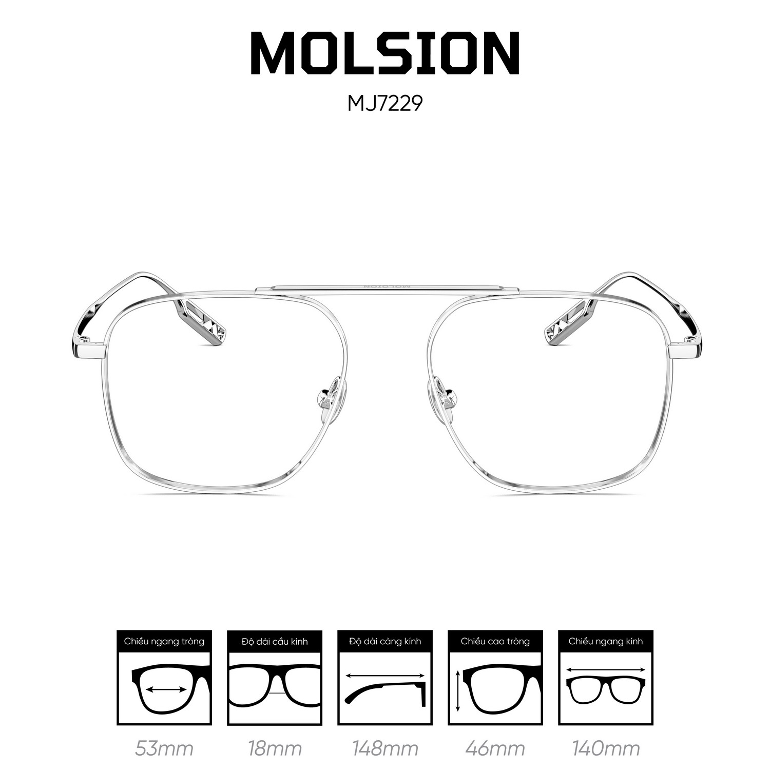 Gọng kính MOLSION MJ7229 - Ảnh 3