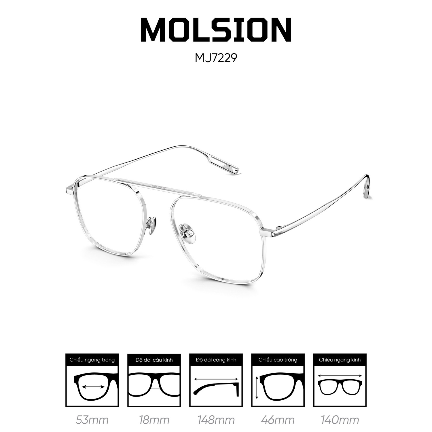 Gọng kính MOLSION MJ7229 - Ảnh 9