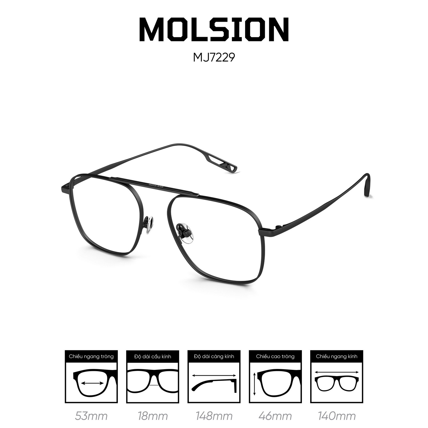 Gọng kính MOLSION MJ7229 - Ảnh 10