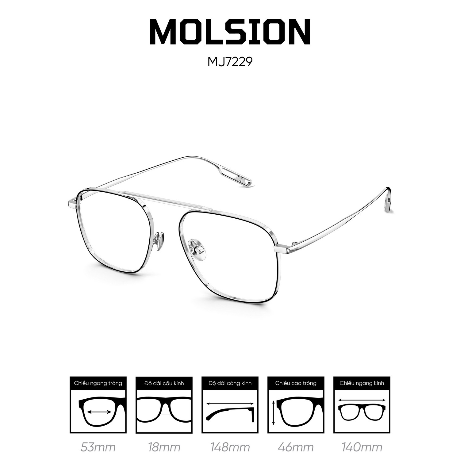 Gọng kính MOLSION MJ7229 - Ảnh 8