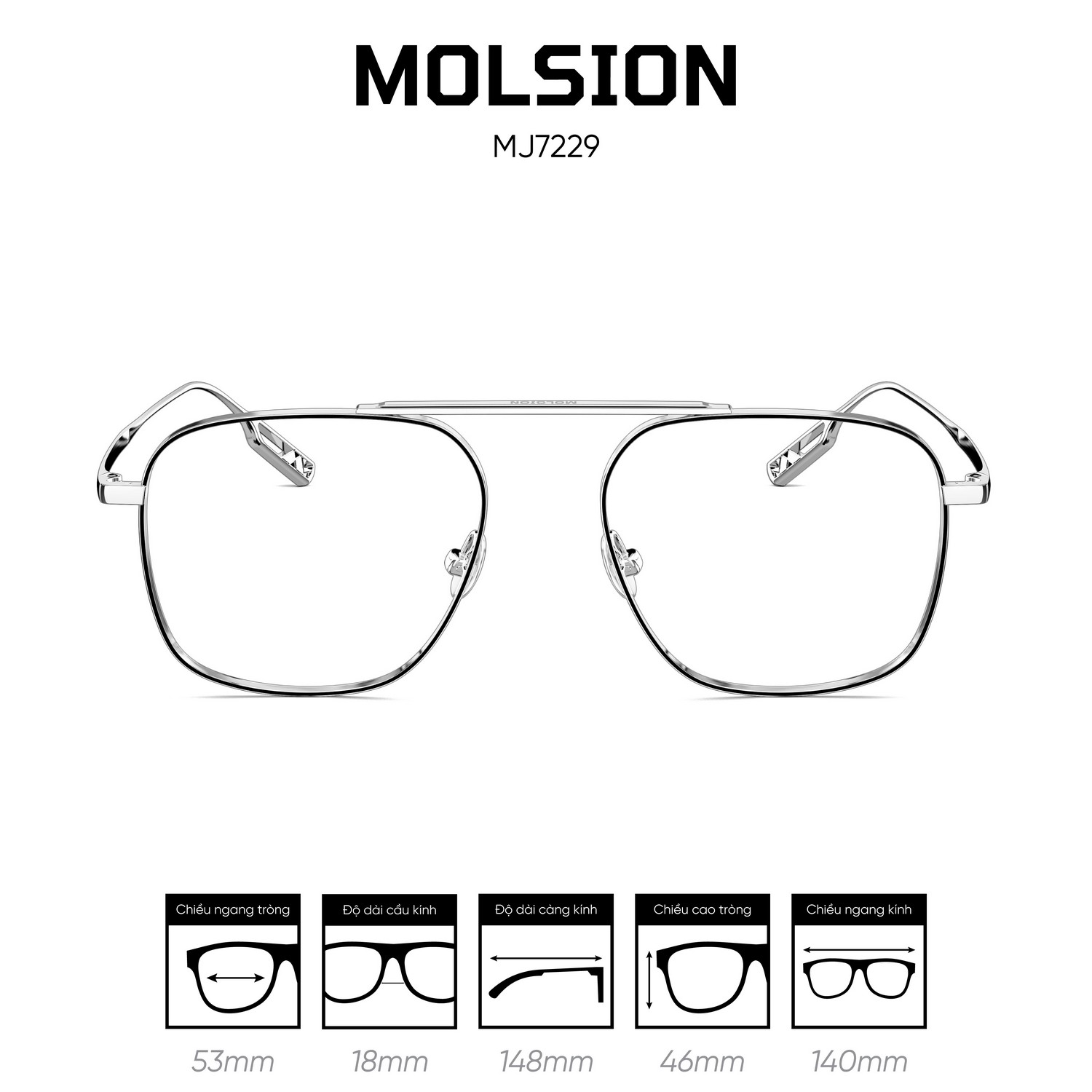 Gọng kính MOLSION MJ7229 - Ảnh 2